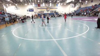 144 lbs Quarterfinal - Simeon Barrett, Grassfield vs Eoin Nowell, Cosby