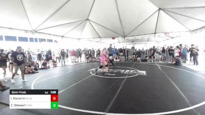 123 lbs Semifinal - Isabel Navarro, Mojave WC vs Zahra Stewart, Threshold WC