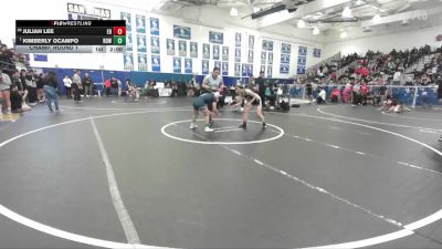 100 lbs Champ. Round 1 - Kimberly Ocampo, Rowland vs Juliah Lee, El Dorado