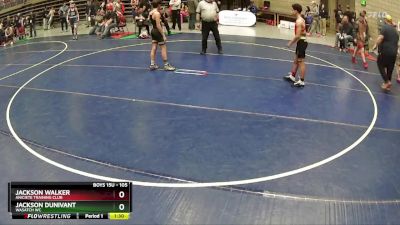 105 lbs Champ. Round 2 - Jackson Walker, Aniciete Training Club vs Jackson Dunivant, Wasatch WC