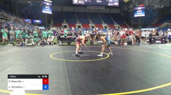 145 lbs Cons Semi - Pierson Manville, Pennsylvania vs Logan W. Paradice, Georgia