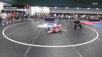 124 lbs Round Of 32 - Rain Scott, IL vs Claire Lancaster, OK