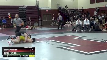 145 lbs Cons. Round 2 - Blake Mather, West Delaware, Manchester vs Rodney Fetter, Marion
