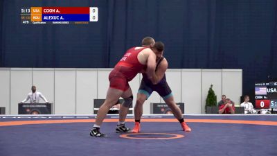 130 kg Qualif - Adam Coon, USA vs Alin Alexuc Ciurariu, ROU