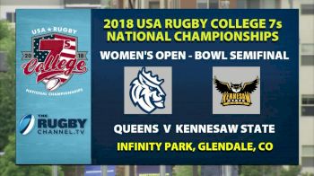 College 7s Women Bowl SF Kennesaw State vs Queen’s