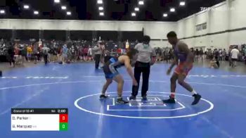 182 lbs Consolation - Dj Parker, IL vs Gilbert Marquez, WA