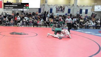 126 lbs Consi Of 8 #2 - Jonah Bornstein, Oliver Ames vs Bret Foley, Marshfield