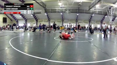 157 B Cons. Round 4 - Owen Grieger, John Carroll vs Bradley Spencer, Wheeling University
