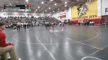 285 lbs Cons. Round 5 - Trent Taylor, Perry vs Shepard Charlton, Benedictine