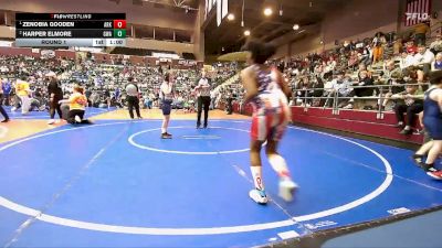 120 lbs Round 1 - Zenobia Gooden, Arkansas vs Harper Elmore, Greenwood Wrestling Academy