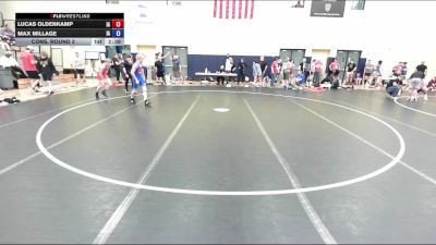 120 lbs Cons. Round 2 - Lucas Oldenkamp, IA vs Max Millage, IA