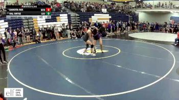 120 lbs. Champ. Round 3 - Dakota Nix, Waynesville vs Val Ortiz, Clarksville