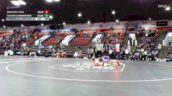 165 lbs Quarterfinals (8 Team) - Braylon Faile, Three Rivers vs Colton Cunningham, Freeland