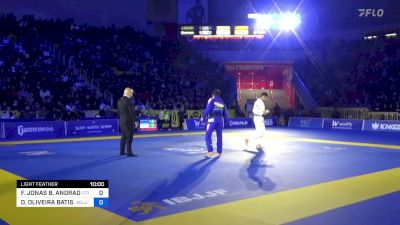 FRANCISCO JONAS B. ANDRADE vs DIEGO OLIVEIRA BATISTA 2024 World Jiu-Jitsu IBJJF Championship