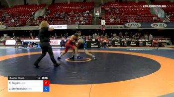 82 lbs Quarterfinal - Chandler Rogers, Unattached vs John Stefanowicz, Marines