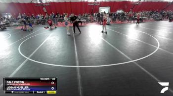120 lbs Semifinal - Dale Corbin, LaCrosse Area Wrestlers vs Logan Mueller, Mollitium Wrestling Club