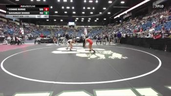 115 lbs Cons. Semi - Savannah Shires, Pittsburg HS vs Connie Burns, Topeka - Highland Park HS