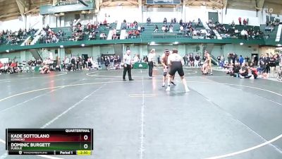 285 lbs Quarterfinal - Kade Sottolano, Edinboro vs Dominic Burgett, Purdue