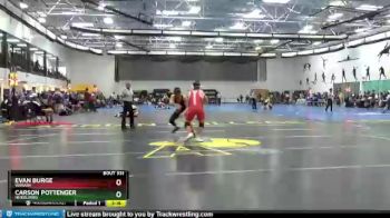 157 lbs Semifinal - Evan Burge, Wabash vs Carson Pottenger, Heidelberg