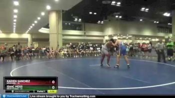 285 lbs Round 3 (10 Team) - Kaiden Sanchez, NFWA Red vs Isaac Moss, Delta Eagles