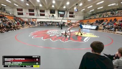 120 lbs Pool A - Branson Thompson, Shoshoni vs Daniel Casdorph, Worland High School