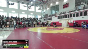 120 lbs Cons. Round 1 - Benito Hernandez, Monte Vista vs Anthony Barraza, Central Union