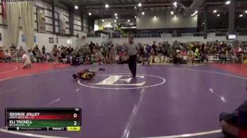 70 lbs Round 3 (8 Team) - George Jolley, GREAT NECK WC vs Eli Troxell, 84 ATHLETES