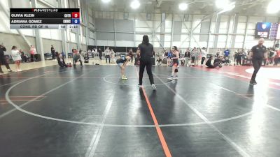 50 kg Cons. Rd Of 16 - Olivia Klein, Cordoba Trained vs Adriana Gomez, Colorado Mesa Wrestling Club