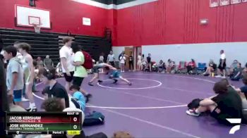 118 lbs Round 5 (8 Team) - Jacob Kershaw, Louisianimals Black vs Jose Hernandez, Rockwall Training Center