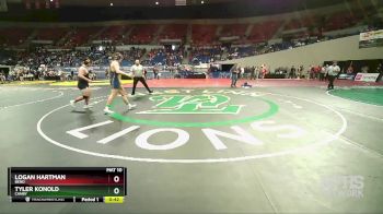 5A-215 lbs Cons. Round 3 - Logan Hartman, Bend vs Tyler Konold, Canby