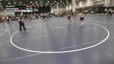 144 lbs 5th Place Match - Cade Nieuwsma, MATPAC Wrestling Club vs Ian Avalos, Team Idaho Wrestling Club