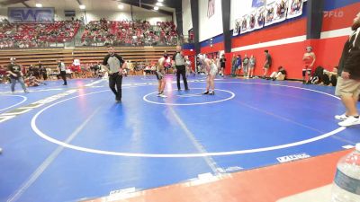 112 lbs Quarterfinal - Blake Norton, Sand Springs vs Case Thompson, McAlester JH