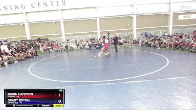 126 lbs Placement Matches (8 Team) - Jason Hampton, Illinois vs Grady Roybal, Utah Gold