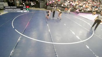 4A 145 lbs Quarterfinal - Johana Pilcova, Cottonwood vs Mackenzie Saunders, Mountain Crest
