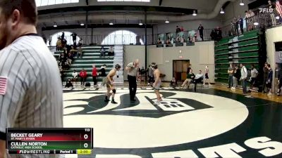 113 lbs Cons. Round 3 - Becket Geary, St. Mary`s Ryken vs Cullen Norton, Catholic High School