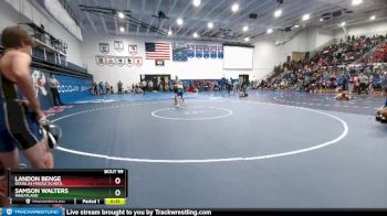 90 lbs Cons. Round 1 - Samson Walters, Wheatland vs Landon Benge, Douglas Middle School