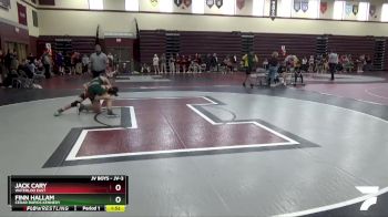 JV-3 lbs 1st Place Match - Finn Hallam, Cedar Rapids Kennedy vs Jack Cary, Waterloo East