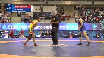 69 kg Qualif. - Zhibekzhan Sabyrzhanova, Kazakhstan vs Alina Rybkina, Russia