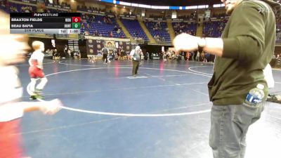 61 lbs 5th Place - Braxton Fields, Ridgway vs Beau Bafia, Huntingdon