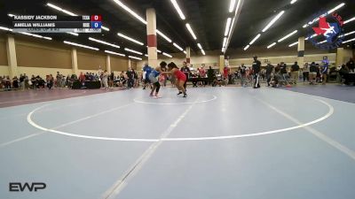 170 lbs Consi Of 8 #2 - Kassidy Jackson, Texasports Wrestling vs Amelia Williams, Rise Wrestling