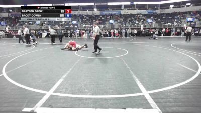 163 lbs Quarterfinal - Brayden Drew, Psf vs Brody Cowen, Brtc