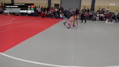 95 lbs Quarterfinal - Liam Huffman, Immortal Athletics WC vs Noah Arceneaux, Jesup Mat Club