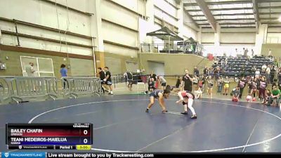 125 lbs Semifinal - Bailey Chafin, Oregon vs Teani Medeiros-Maielua, Hawaii