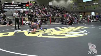 135 lbs Cons. Round 3 - Guillermo Garcia, Woodlake vs Mathew English Reed, Vaca Pena Middle School