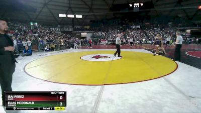 4A 132 lbs Semifinal - Elias McDonald, Sumner vs Isai Perez, Davis