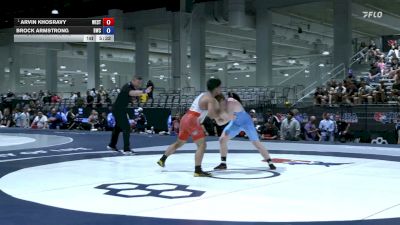 82 kg Semis - Arvin Khosravy, Westpoint vs Brock Armstrong, Buzzsaw Wrestling Club