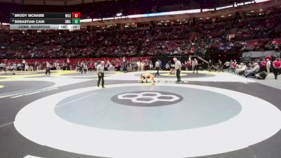 106 lbs Cons. Quarters - Brody McNabb, New Lexington vs Sebastian Cain, Shelby