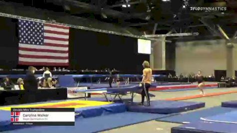 Caroline Walker - Double Mini Trampoline, Eagle Gymnastics TX - 2021 USA Gymnastics Championships