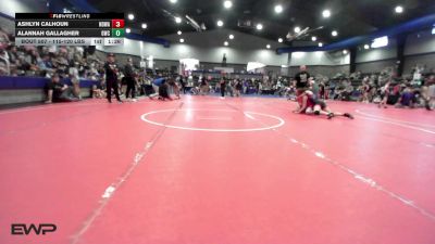 115-120 lbs Rr Rnd 1 - Ashlyn Calhoun, North Desoto Wrestling Academy vs Alannah Gallagher, Gladiator Wrestling Club