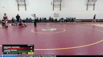132 lbs Quarterfinal - Cooper Reeves, White River vs Zachary Martinez, Orting